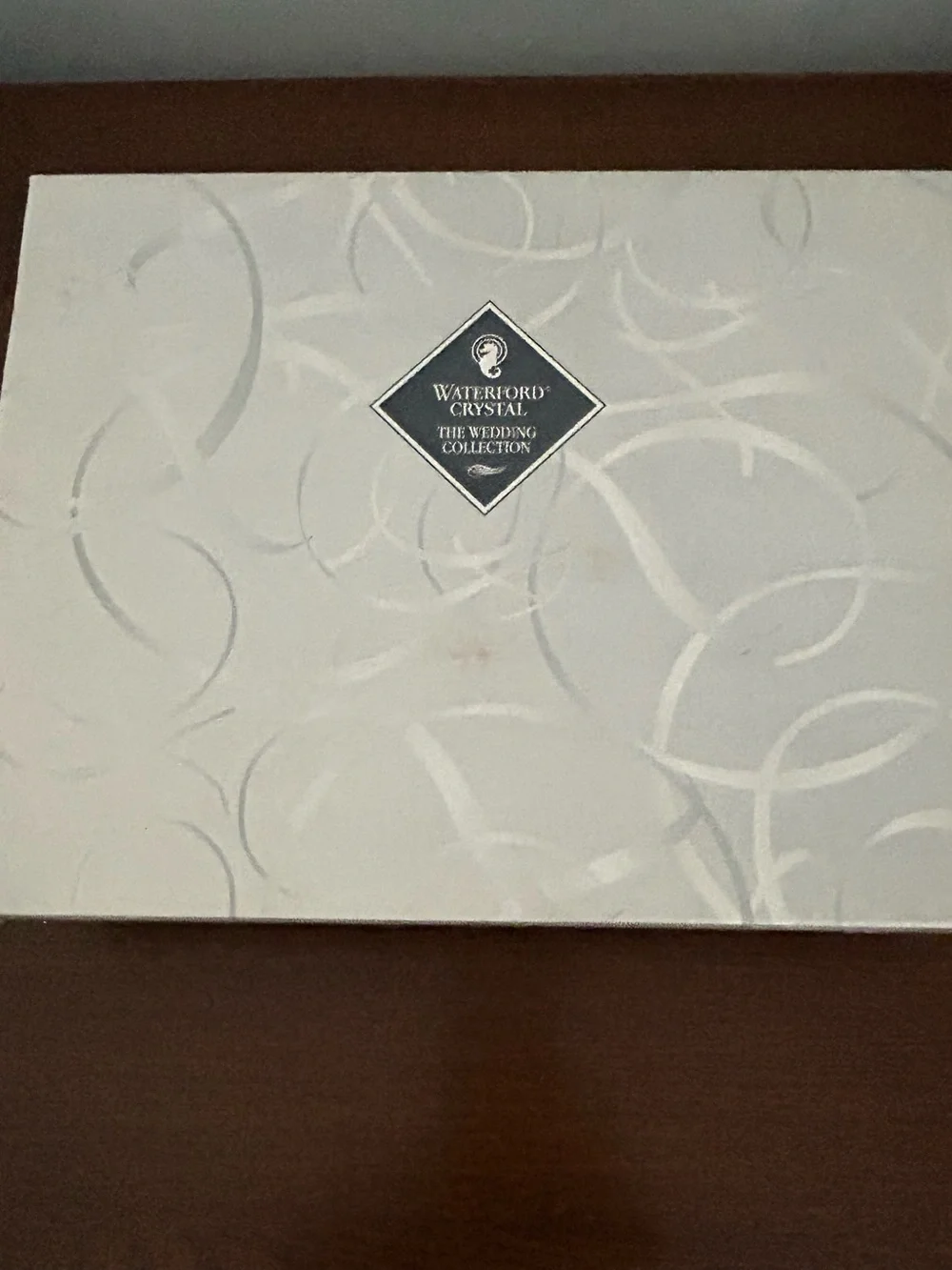 Waterford Crystal The Wedding Collection 5x7 Photo Frame with Swans Heart